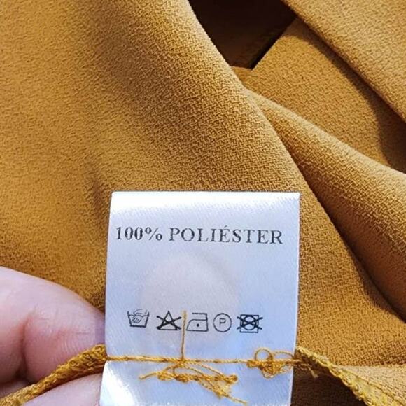 BGO & Me Boho Long Sleeve Drop Waist Dress Size Small - Picture 6 of 9